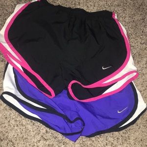 Set!!! Nike running shorts